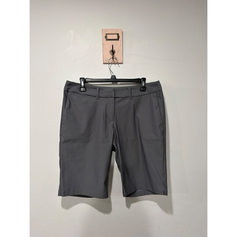 Nike Golf Dri-FIT Gray Performance Shorts 747135-021 Womens Size 8